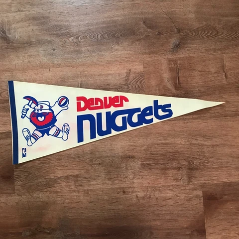 Vintage Original NBA PENNANT Size 30 in X 12 in Pick You TEAM Cover