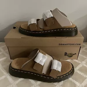 Dr. Martens Josef Analine Leder Schnalle Pantoletten Sandalen Größe 8M/9W Savanne hellbraun - Bild 1 von 7