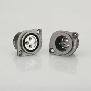 1 pieza Viborg 3 pines macho XLR enchufe montaje en panel micrófono conector JacK audio hágalo usted mismo - Imagen 1 de 10