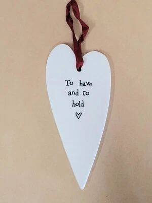 Ornamento corazón este de la India, "tener y sostener", 5" Foto 1 de 3