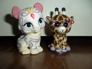 Pet Tiger Figura 2,5"" Nickelodeon Nick Jr. & Ty Beanie Boos Figure giraffa - Foto 1 di 6