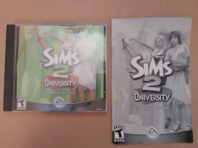 Sims 2: University (PC, 2005) With Manual - Image 1 of 3