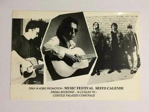 CARTOLINA UNCLE TUPELO - BEN VAUGHN - TOM RUSSEL - SESTO CALENDE 1993 - Picture 1 of 2
