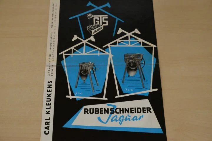 201094) Carl Kleukens - Rübenschneider - Prospekt 07/1957 - Bild 1 von 1