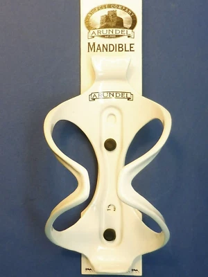 Jaula para botellas de carbono Arundel Mandible (blanca) - bicicleta NOS Foto 1 de 4