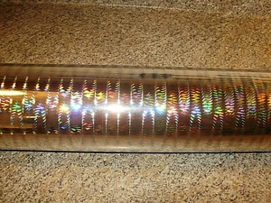 12" x 8" ein Blatt SILBER SCHLANGENHAUT holografisches selbstklebendes Vinyl 17 Farben - Bild 1 von 1