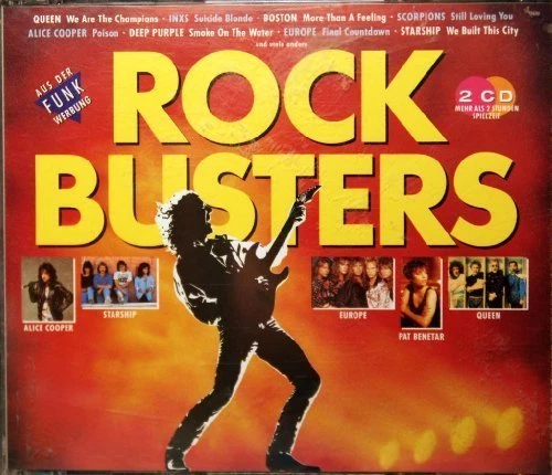 Rock Busters (1991, WEA) Queen, Inxs, Boston, Scorpions, Alice Cooper, .. [2 CD] - Bild 1 von 1