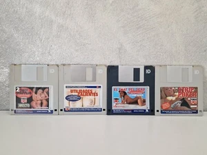 LOT DE DISQUETTES STRIP POKER VINTAGE - Afbeelding 1 van 7