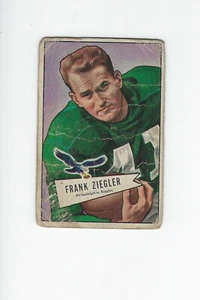 1952 Bowman Large #119 Frank Ziegler RC Poor - Picture 1 of 1