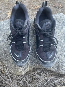 Nike Air Max 98 97 Oil Grey Triple Black Running Shoes 640744-013 Mens Sz 9.5 - Picture 1 of 8