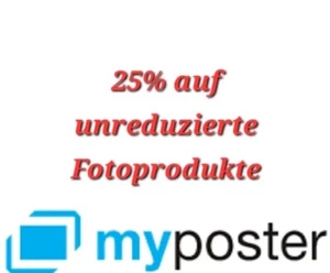 25% myposter Gutschein✨ My Poster Fotoprodukte ✨ kein MBW ✨ bis 31.10.2025 - Bild 1 von 2