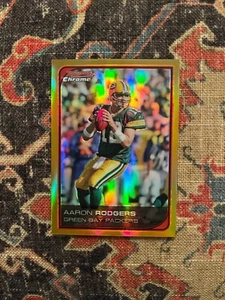 Aaron Rodgers 2006 Bowman cromo oro refractor/50 - Imagen 1 de 2