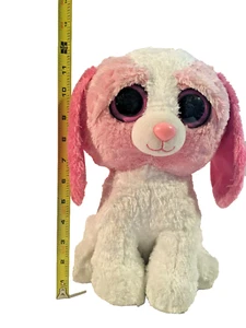 Ty Beanie Pink Boo Cookie Dog Boos Buddy 12" Plush BIG EYES Stuffed Animal 2012 - Bild 1 von 12