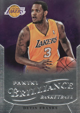 2012-13 Panini Brilliance Los Angeles Lakers Basketball Card #94 Devin Ebanks