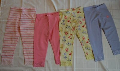 Gymboree LOVE IS IN THE AIR Tea Garden Capri Leggings Lace 4 Pr Lot NWT Sz 5 - Image 1 of 4
