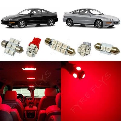 8x Kit paquete interior luces LED rojas para Acura Integra AG1R 1994-2001 Foto 1 de 4