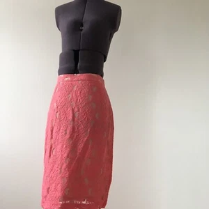 H&M Lace Pink & Cream Skirt - Picture 1 of 6