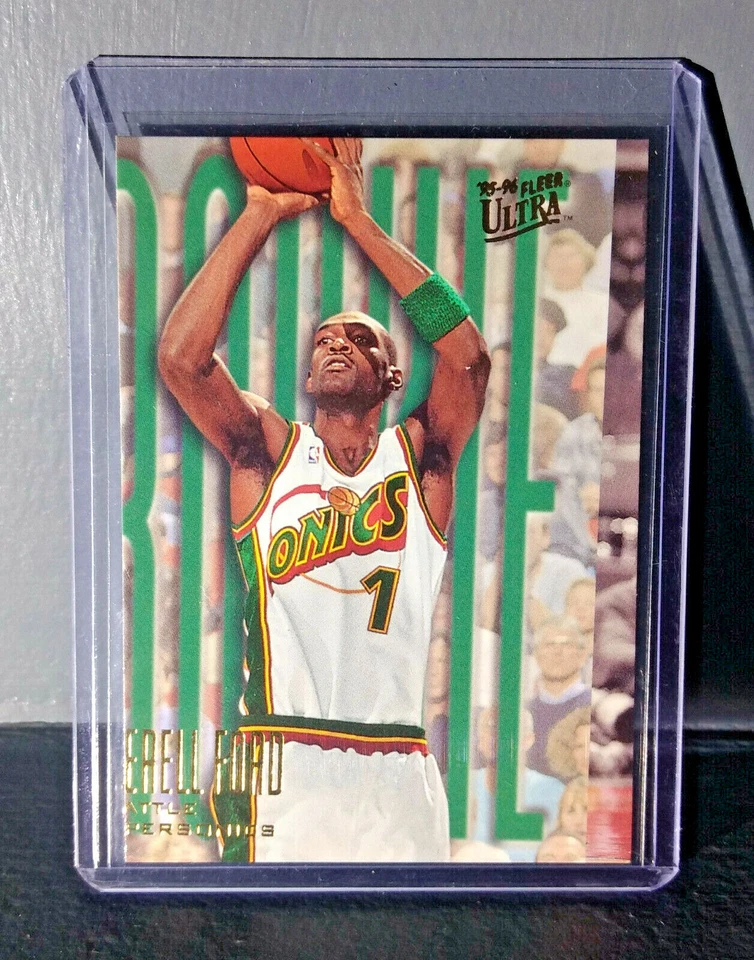 1995-96 Sherell Ford Fleer Ultra #273 Rookie Error Misprint Basketball Card - Image 1 of 2