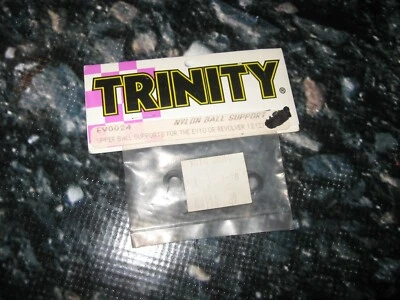 Vintage RC Trinity Upper Ball Supports Plastic Black (2) EV0024 - Image 1 of 3