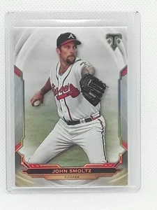 John Smoltz 2019 Topps Triple Threads Baseball - #74 - Atlanta Braves - Picture 1 of 2