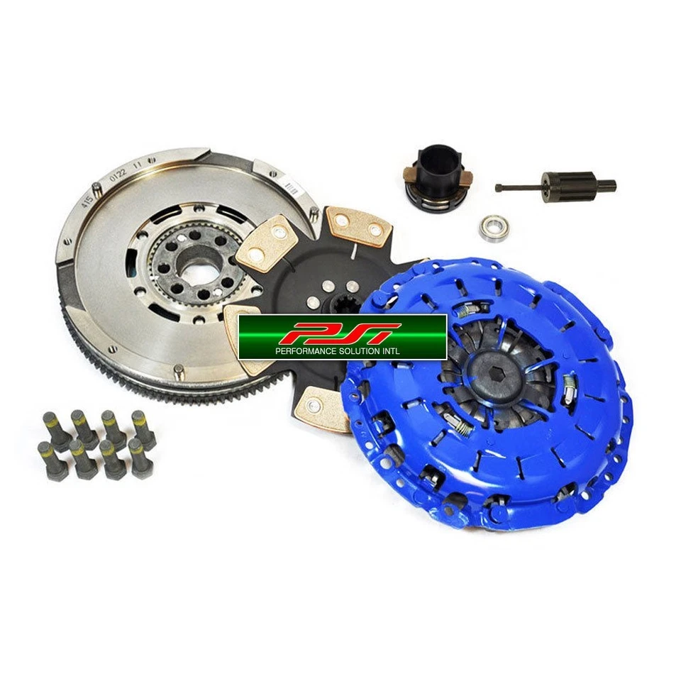 KIT EMBRAGUE PI STAGE 4+VOLANTE LUK DMF 99-00 BMW 328i 328ci E46 528i E39 Z3 2.8L Foto 1 de 1