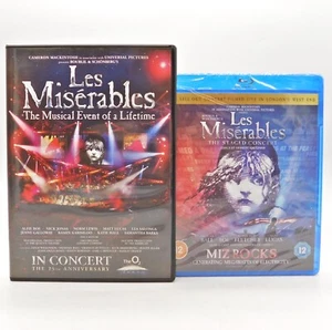 Les Misérables DVD Blu-Ray Bundle In Concert & Miz Rocks - Picture 1 of 5