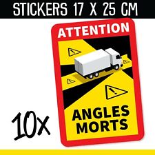 10 X Stickers Truck Heavyweight Truck Blind Spot Standard 2021 Official Sticker
