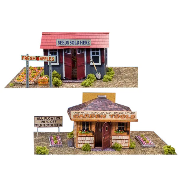 BK 4303 1:43 Scale "Garden Houses" Photo Real Scale Building Kit - Image 1 of 4