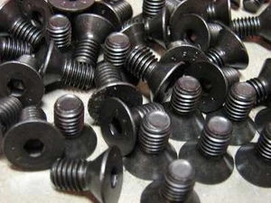 Tornillo de tapa plana 3/8-16 x 3/4" 10 piezas óxido negro - Imagen 1 de 1