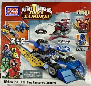Mega Bloks Saban's Power Rangers Super Samurai Blue Ranger vs Xandred - Picture 1 of 2