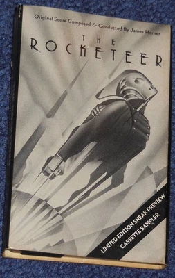 THE ROCKETEER~MOVIE PROMO CASSETTE TAPE~1991~DISNEY~LIMITED EDITION - Image 1 of 2