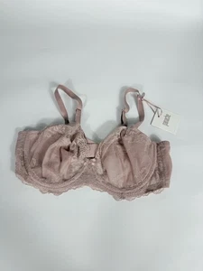 Panache Ana Bra 38D Blush Pink Lace Underwire Lingerie Vintage Style - NWT - Picture 1 of 4