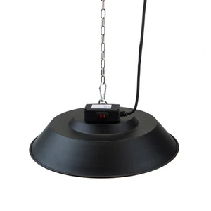 Deckenmontage Halogen Heizung Schwarz Slim Sofortwärme Pavillon Lampe - Bild 1 von 7