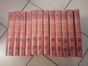 LOT DE 12 TOMES BIBLIOTHEQUE LATINE-PANCKOUCKE-OEUVRES COMPLETES DE CICERON.XIXe - Imagen 1 de 21