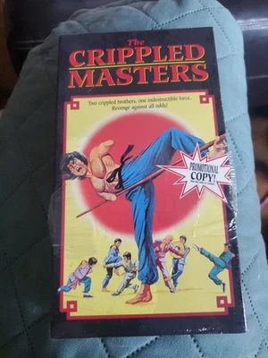 The Crippled Master (VHS, 1996, Promo Screener) Kung Fu Martial Art new sealed - Image 1 of 4