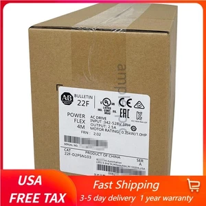 NEW 22F-D2P5N103 AB PowerFlex 4 0.75 kW 1Hp AC Drive 22FD2P5N103 US Free Tax - Picture 1 of 5