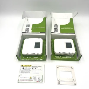 Caleo 120/240V Programmable Wi-Fi Thermostat in White 2 Pack - Picture 1 of 9