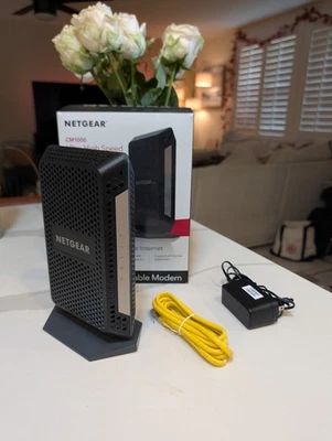 NETGEAR CM1000v2 DOCSIS 3.1 Cable Modem Open Box – Xfinity/Cox/Spectrum - Image 1 of 3