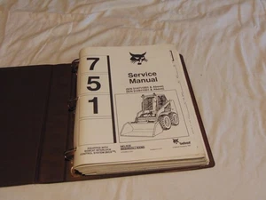 Bobcat 751 BICS Skid Steer Loader Service Repair Shop Manual 514711001 514911001 - Bild 1 von 6