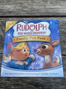 Rudolph The Red-Rosed Reindeer Family Fun Pack Windows PC CD-Rom Spiel Aktivitäten - Bild 1 von 2