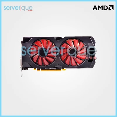XFX AMD Radeon RX 570 8GB GDDR5 PCIe 3.0 x16 Black Edition Video Graphics Card - Image 1 of 3