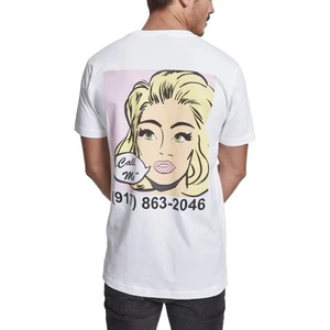 Mister Tee Shirt - CALL ME white - M - Picture 1 of 6