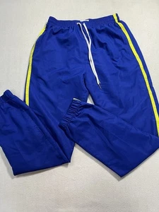 Lacoste Jogginghose Damen Größe 4 Blau / Neon Trainingshose mit Knöchelreißverschluss - Bild 1 von 5