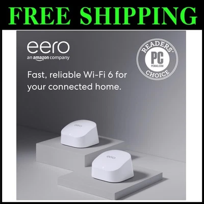 Mesh WiFi 6 2-Pack - 3,000 sq ft Coverage, 75+ Devices - Image 1 of 4
