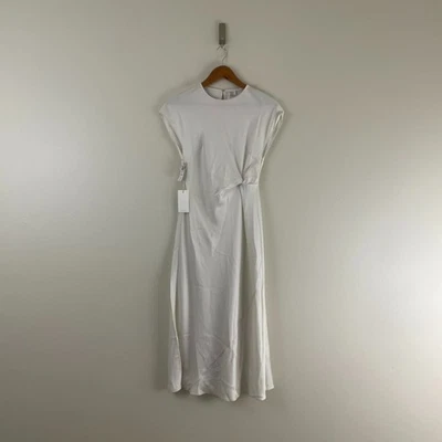 Aritzia Wilfred Nicolette Satin Maxi Dress in Light Birch Womens Size XS - Image 1 of 4