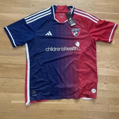 New Adidas FC Dallas 24/25 Authentic Home Jersey Men’s XL NWT - Image 1 of 4