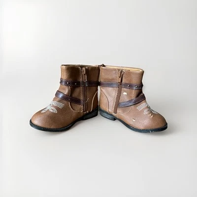 Garanimals Baby Girls' Western Boots Sz 5 Cowboy Cowgirl Toddler Shoes-See Descr - Image 1 of 4