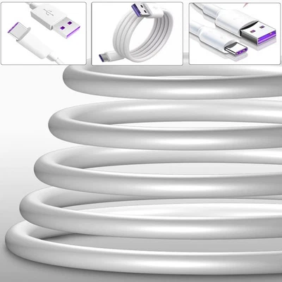 Cable de carga rápida de datos USB C 2M tipo C para teléfonos Samsung LG tabletas Android Foto 1 de 4