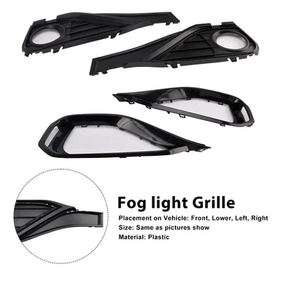 Fog Lamp Light Cover Insert Grill Grille 51117294831 Fit BMW F32 F33 F36 418D - Image 1 of 4