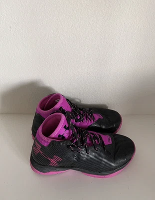 Under Armour Curry One Shoes Youth Size 6Y Black Pink Stephen Curry Basketball - Image 1 of 4